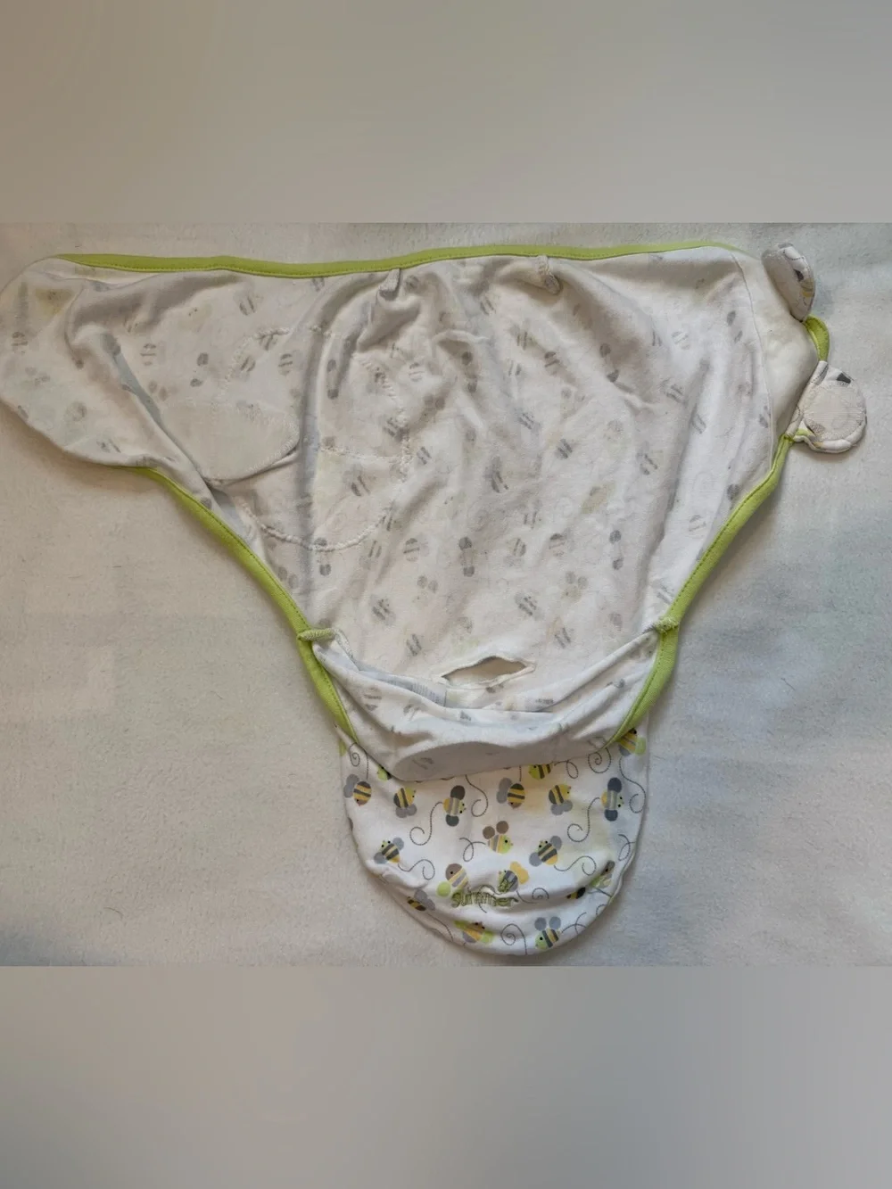 Neutral keababy swaddle and Lime summer Swaddle newborn Set